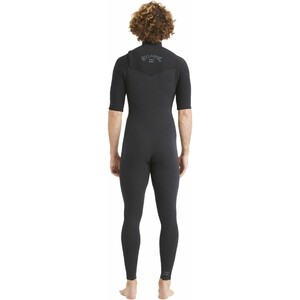 2024 Billabong Mnner Revolution 2mm Brustreiverschluss Kurzmelig Neoprenanzug ABYW300108 - Black